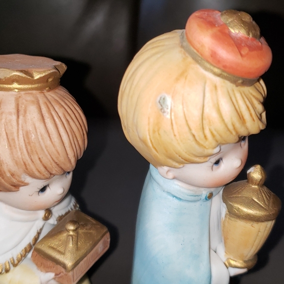 Vintage HOMCO #5609 Three Wise Men Porcelain Set - Picture 7 of 14